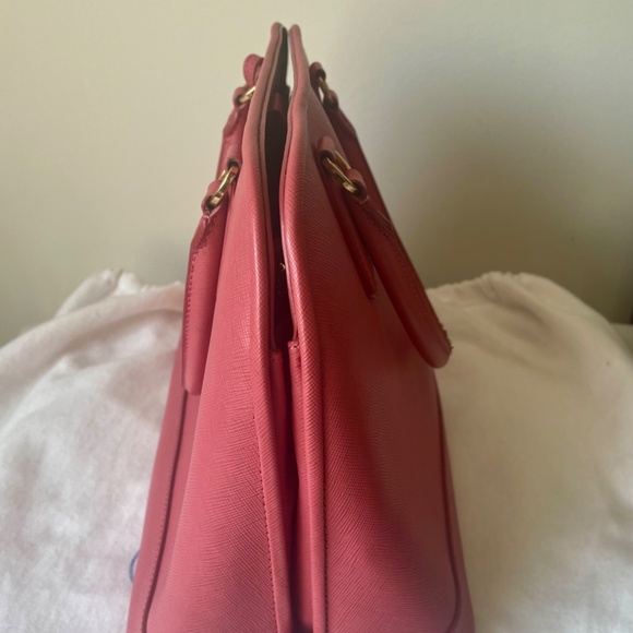 Prada TAMARIS  Saffiano Lux BN2558 Leather Tote - Picture 9 of 16